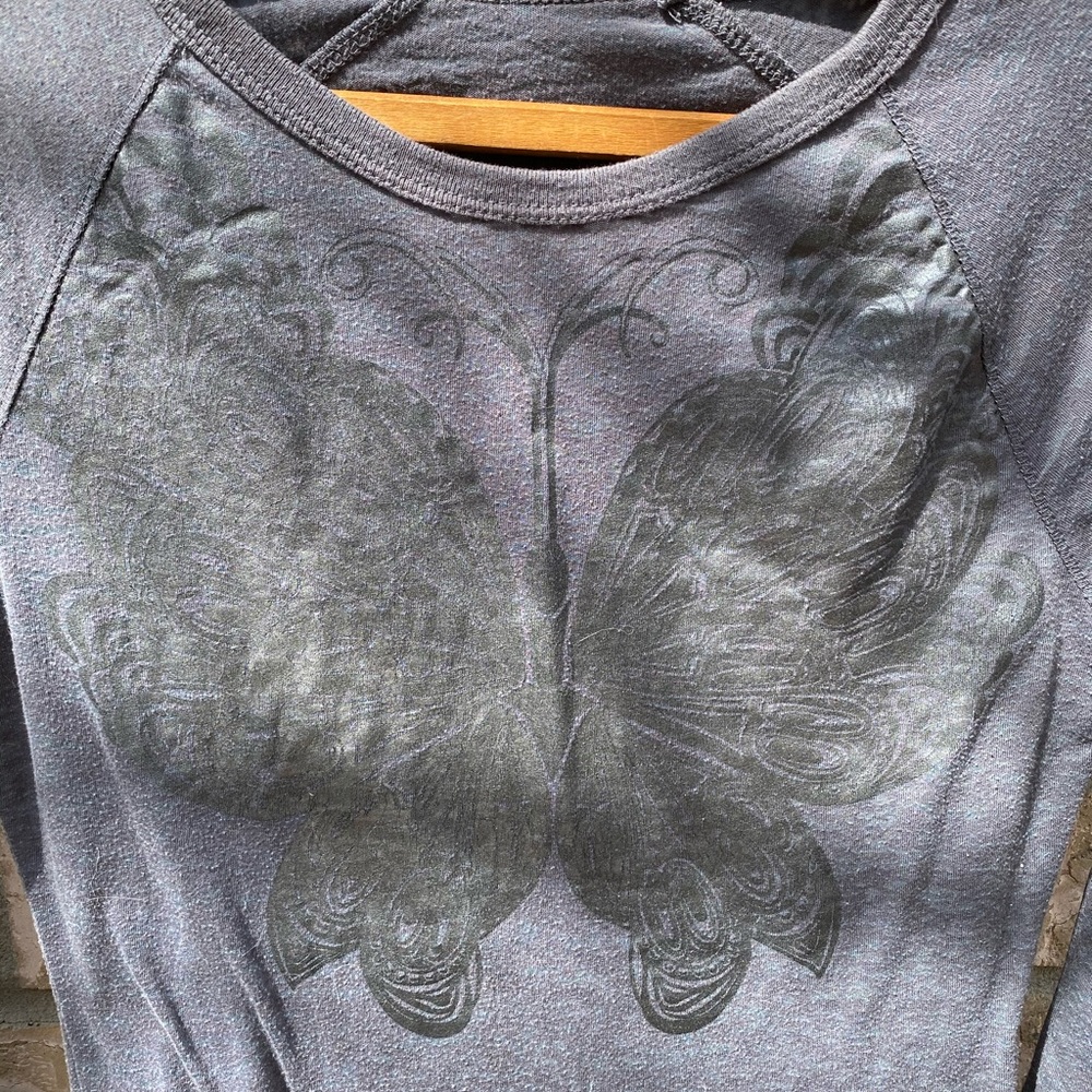 Long sleeve butterfly shirt!
